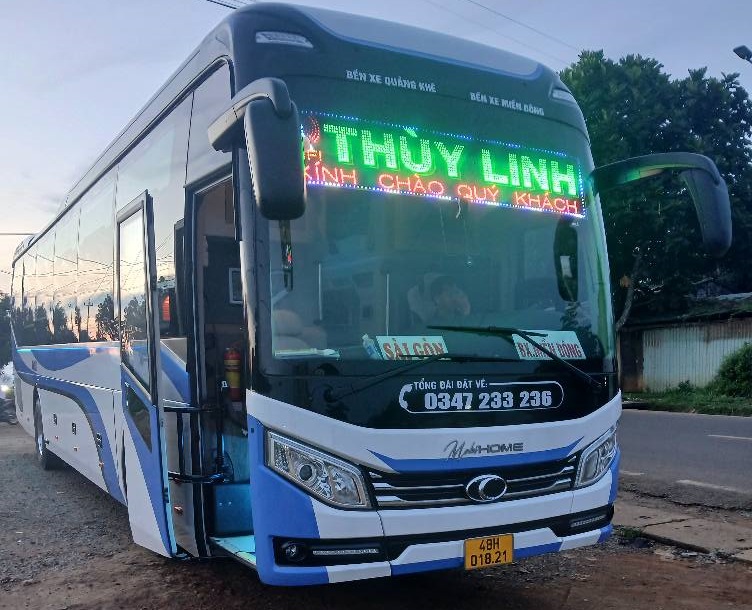 Xe Thùy Linh (Đắk Nông – TP.HCM) ✧ Thông tin đặt vé, số điện thoại xe khách Thùy Linh